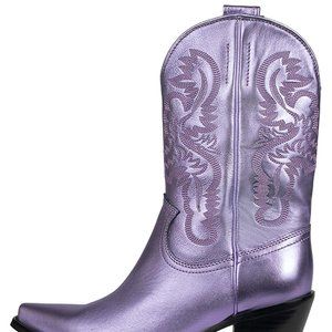 Jeffrey Campbell Rancher-MD lilac coloured boots